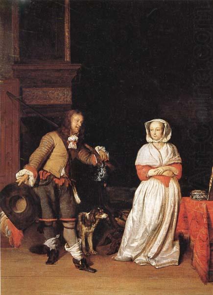 A Lady and a Cavalier, Gabriel Metsu